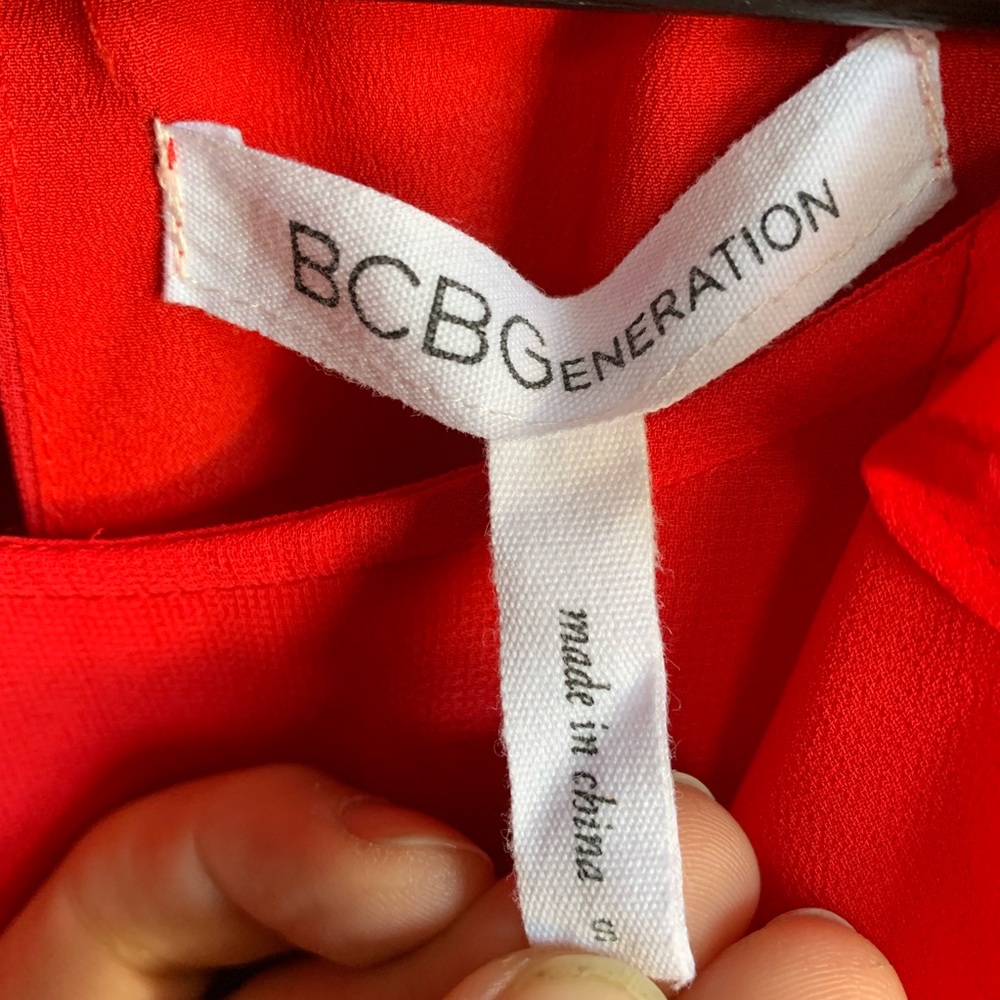BCBG Ruffle Cocktail Dress - Picture 4 of 5